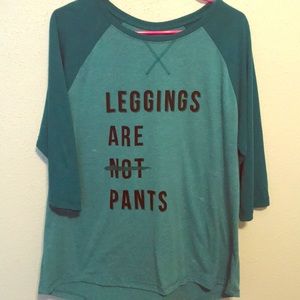 🍩 Leggings are pants shirt 🍩